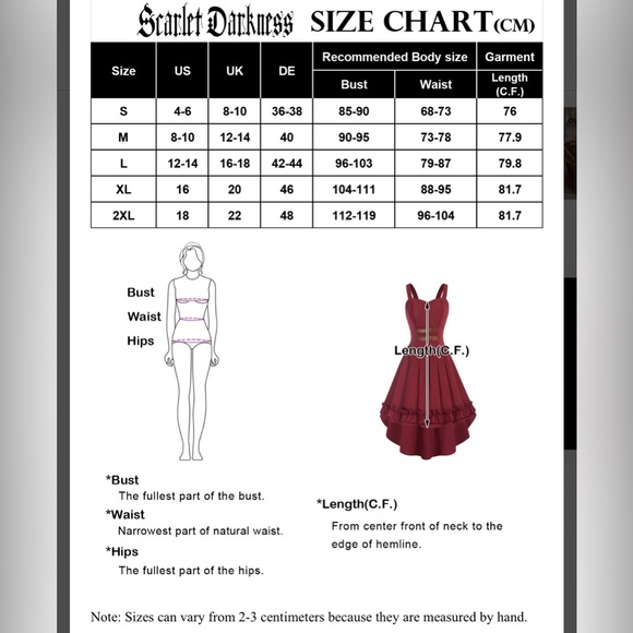 Scarlet Darkness Ruffles Hem - Picture 11 of 11